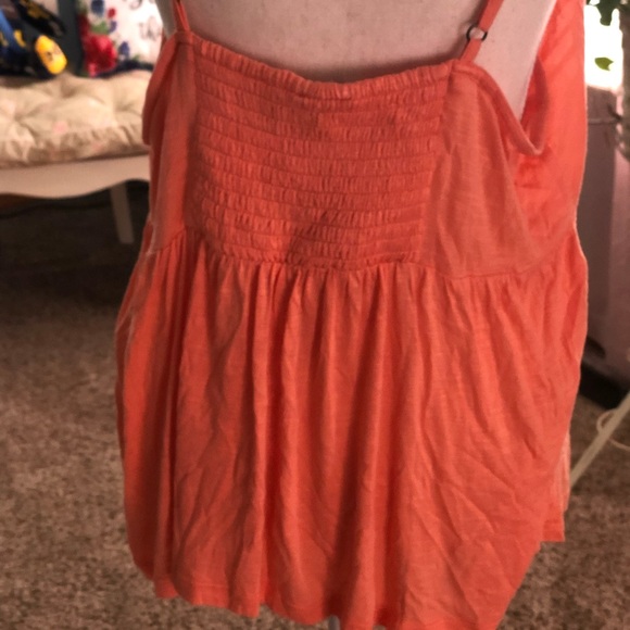 Strappy coral/orange tank - Picture 3 of 4